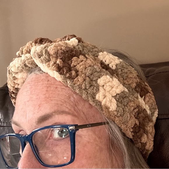 Hand Crafted Accessories - Hand crafted neutral Multicolor crochet Headband ear warmer